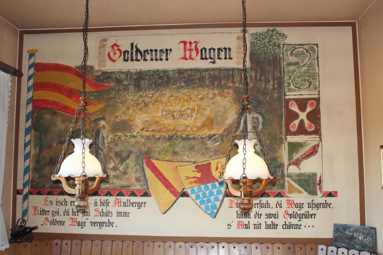 Hotel Zum Goldenen Wagen Maulburg ภายนอก รูปภาพ